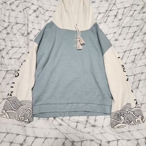 Japanese styles croptop hoodie